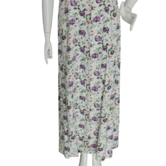 ORIGINAL ISLAND SPORT Dress, 12, White/Red & purple flower, Maxi, Sleeveless - Picture 9 of 13